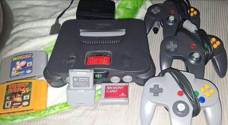 Nintendo 64 Bundle w/ Expansion Pak, 3 Controllers, DK64, Yoshi's Story & Accessories
