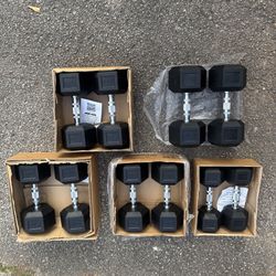 BalanceFrom 300 LB Dumbbell Set, Pair of 20, 25, 30, 35, 40 LBs Brand New