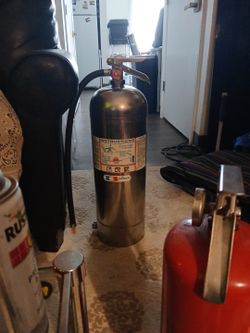 Vintage badger water fire extinguisher