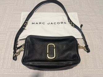 Marc Jacobs Black Leather Crossbody Bag