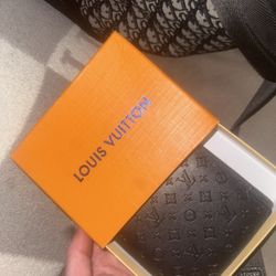 Louis Vuitton  All Black Monogram Wallet 