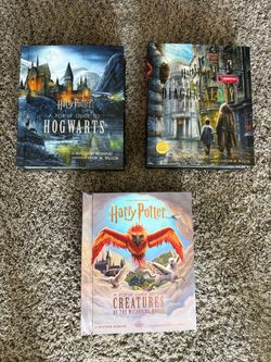 Lot of 3 Matthew Reinhart From the Films of Harry Potter Pop-Up Guide Books
