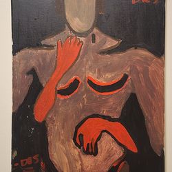 Abstract Painting Signed By DES