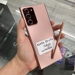 Bronze Samsung Note 20 Ultra Unlocked Cash Or $50 Down