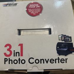 Digital Prism. Converting A Lifetime Of Memories, Three And One Photo Converter.