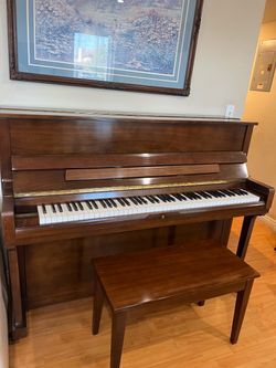 Young Chang Upright Acoustic Piano with Bench