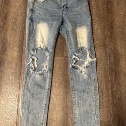 PURPLE brand light washed jeans size 28