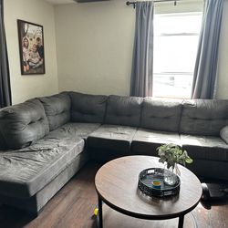 Sectional and chair