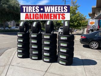 215-55-16 all season tires 350$ installed free alignment