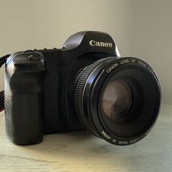 Canon EOS 5D with 50mm lens