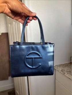 Telfar Small Shopping Bag Navy Blue