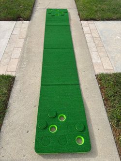 Golf putting mat