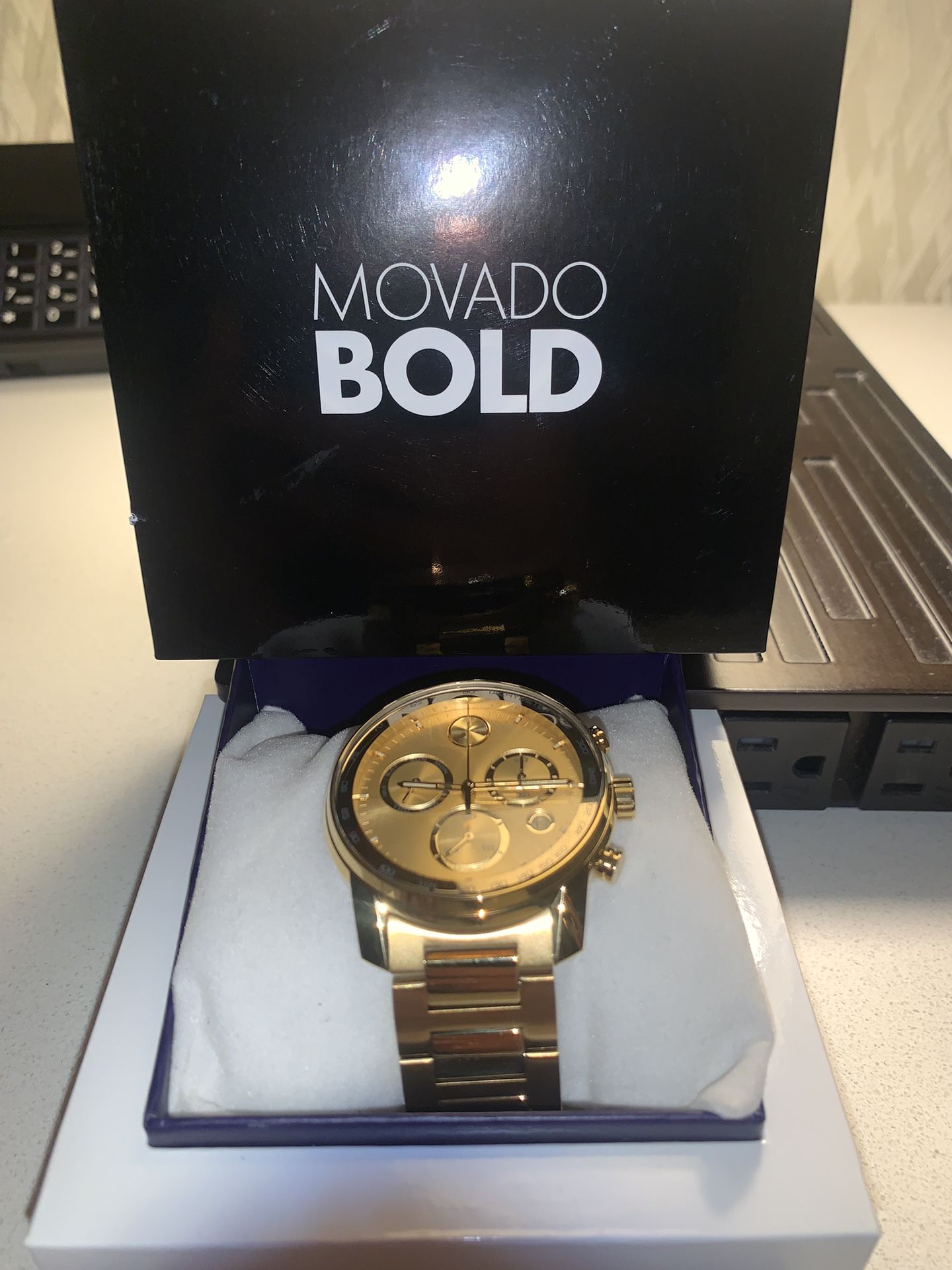 Movado Men’s Gold Watch Brand New