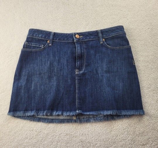Genetic Los Angeles Denim Jean Mini Skirt Size 27 Waist/Small/Size 4