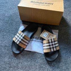 Burberry slides