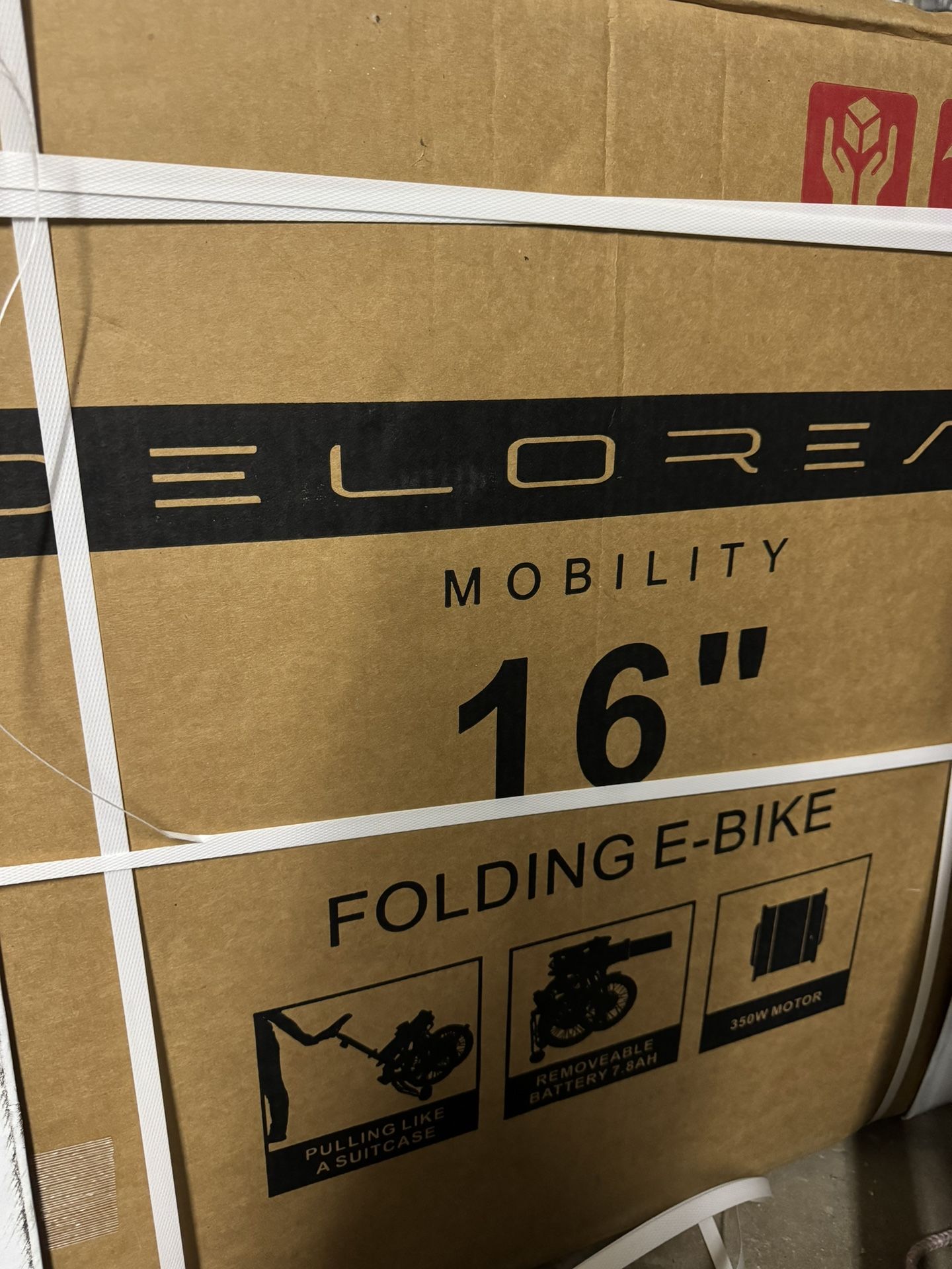 New Delorean Mobility 16” Electric Folding E BIKE Bicycle
