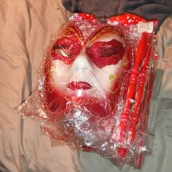16 Red Party Mask