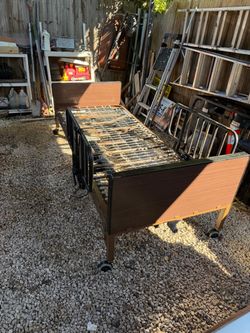 Hospital bed twin size
