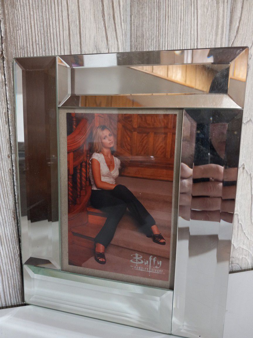 Buffy Mirrored Bordered Framed Picture 