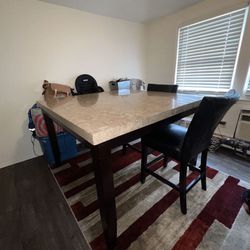 Dining |Kitchen table Steve Silver Co Marble Table W| 4 Chairs DROP OFF AVAILABLE 