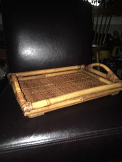 Really cute bamboo tray