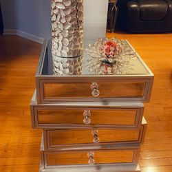 Mirror Silver Table 