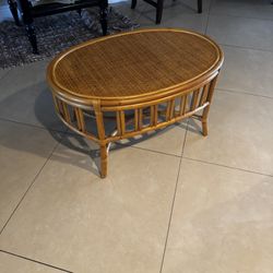 Cute Bamboo/rattan Coffee Table