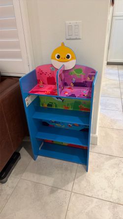 Baby shark bookshelf