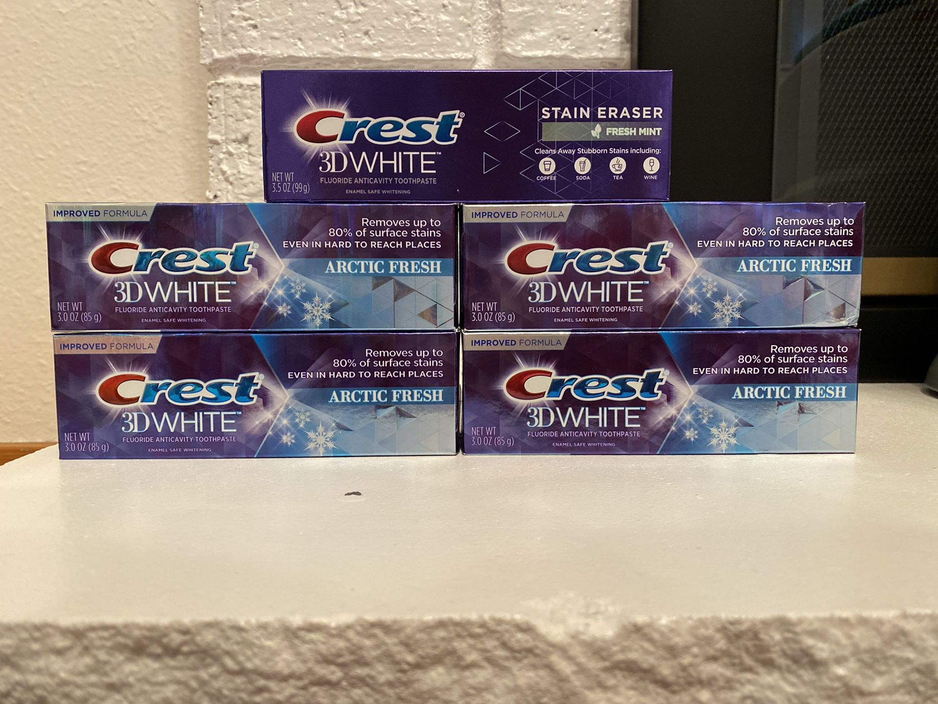 Crest 3D White Toothpaste 