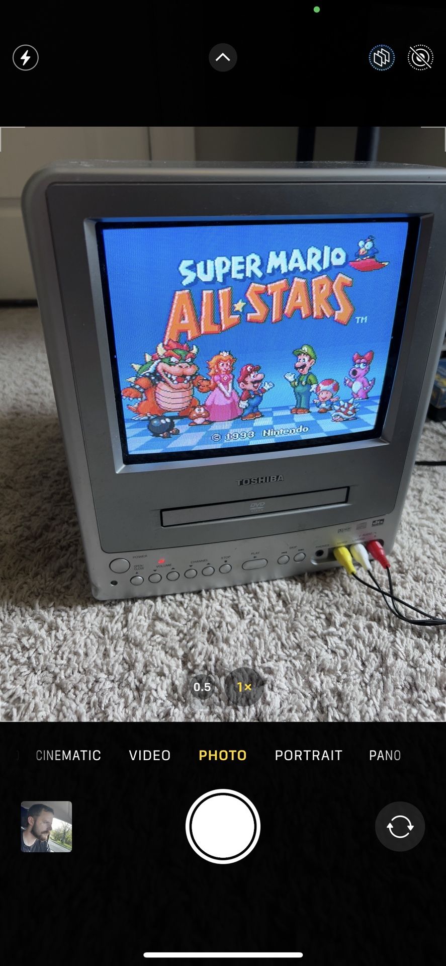 9” Toshiba Tv DVD Combo Retro Gaming Tv