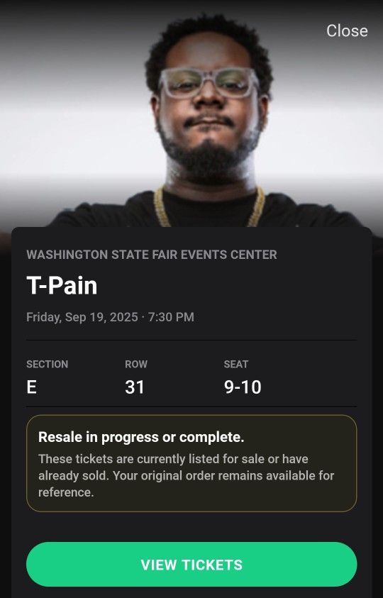 Concert Tickets Tpain