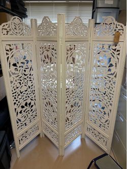 Decorative wooden Privacy Screen