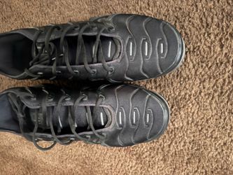 Nike Air VaporMax Plus Triple Black Men's Size 12 - Great Condition