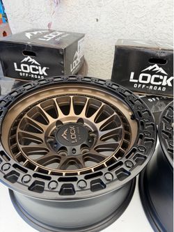 17 inch rims/wheels LOCK OFF ROAD