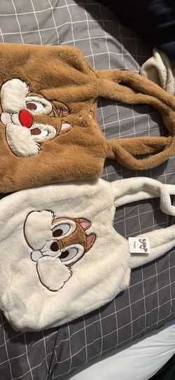 Chip n dale tote bags