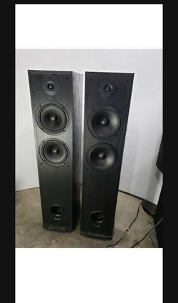 Polk Audio R50 Two-Way Floorstanding Loudspeaker (Black) (Pair) ••TESTED••
