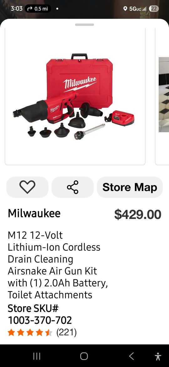 Milwaukee Drain Cleaner