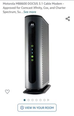 Motorola DOCSIS 3.1 Cable Modem - 1 GIG SPEED! Comcast Xfinity