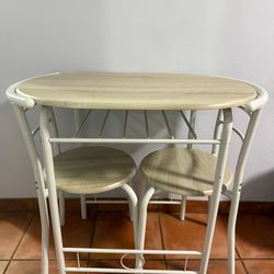 Small Dining Table And 2 Chairs