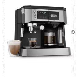 De'Longhi All-In-One Combination Coffee and Espresso Machine COM530M: 10-Cup, 15 Bars, Digital Timer, Black