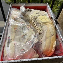 Off-White x Jordan 4 Retro SP ‘Sail