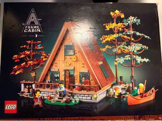 Lego A-Frame Cabin