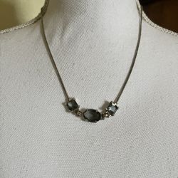 Smokey Quartz Fashion Necklace 