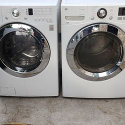 LG Washer And Electric Dryer 