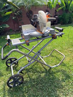 Rigid 12” Miter Saw with Stand