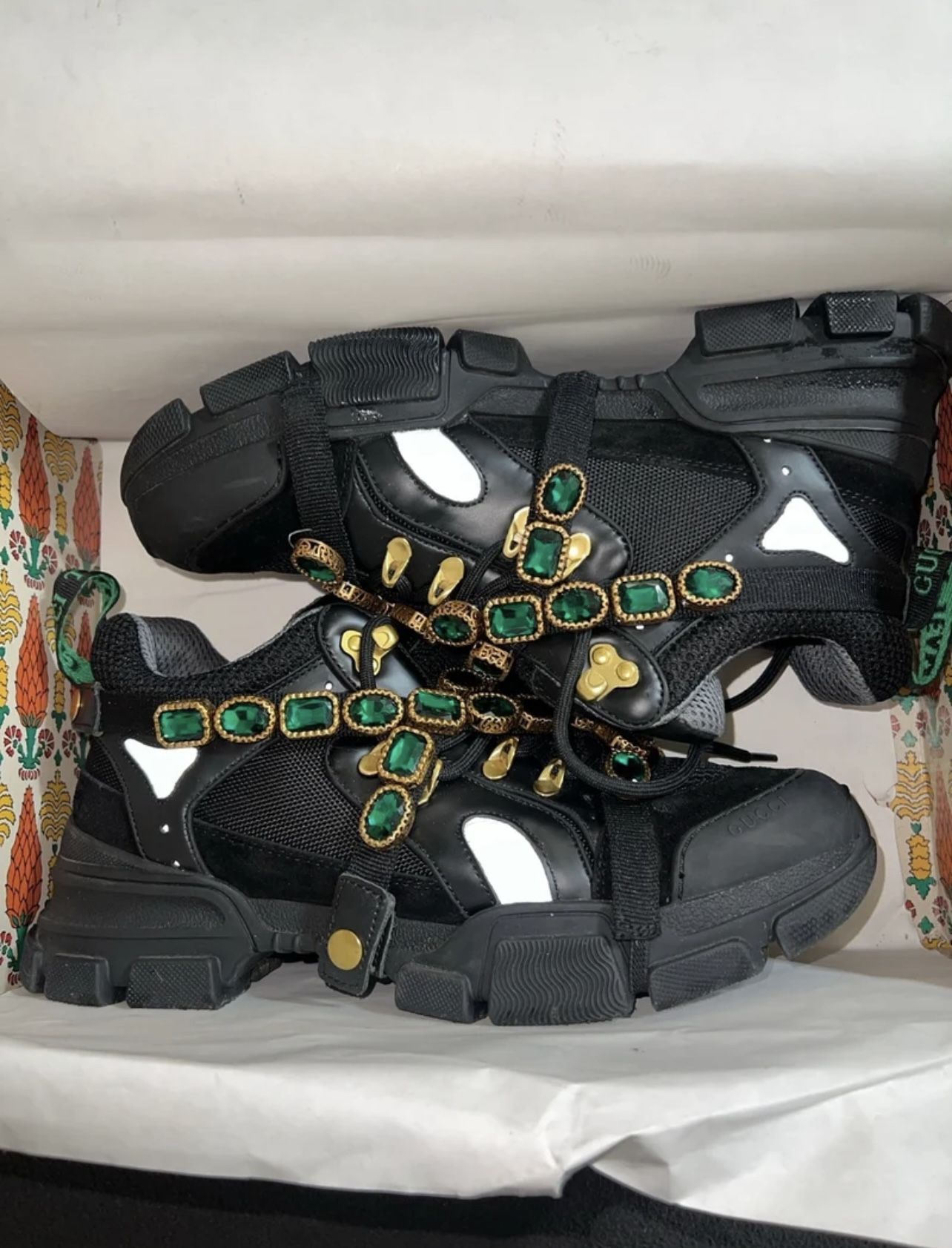 Gucci Flashtrek Sneakers (Removable Crystals)
