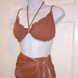 Bikini With Cover Up Size XL