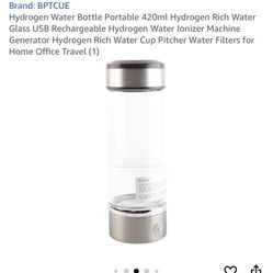 Hydrogen Water Bottle Portable