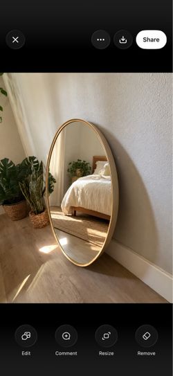 Oval Mirror