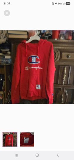 Boys Champion Red Hoodie